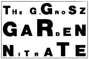 The G. Grosz Garden Nitrate